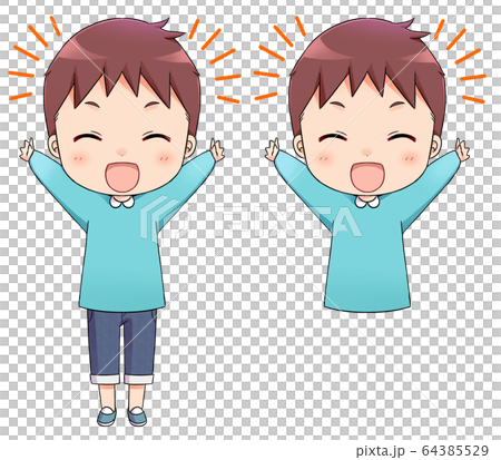 兒童男孩萬歲 64385529