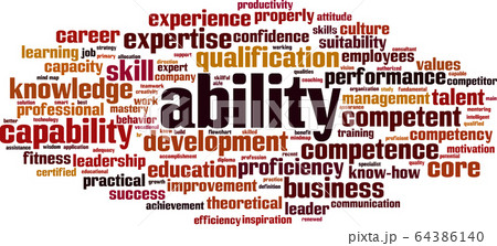 Ability word cloud Ability word cloud 64386140