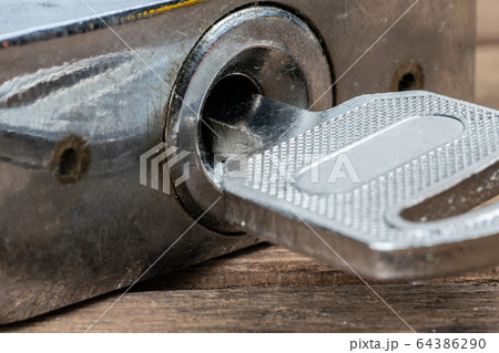 Close up Master key and a key for lock Close up Master key and a key for lock 64386290