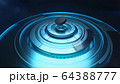 Hockey washer above rotating round-shaped platform 64388777