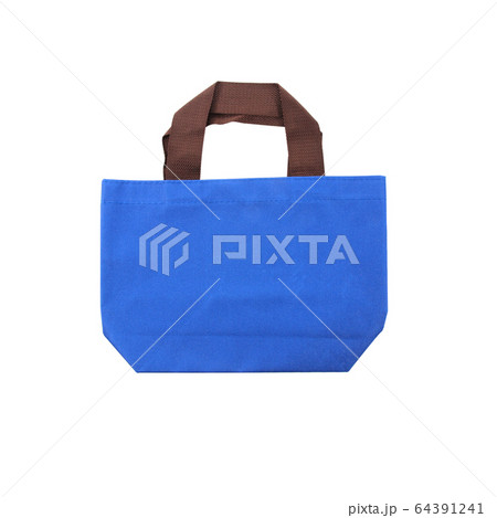 purple pocket bag on white background 64391241