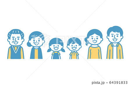 Three generation family Three generation family 64391833