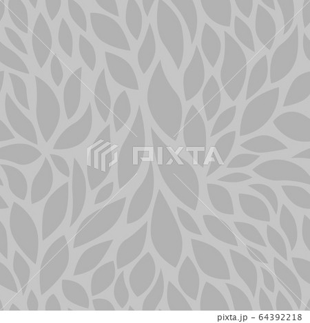 seamless abstract grey leafs background 64392218