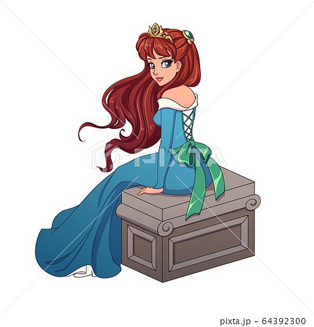 princess polly baby blue dress Disney Princess Fashion Doll with Skirt Armor Doll Playset main image 0