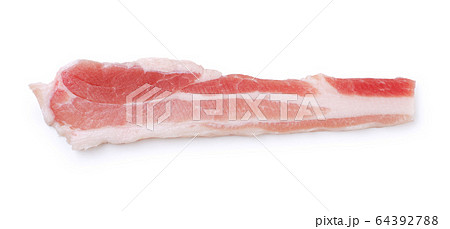Raw bacon 64392788