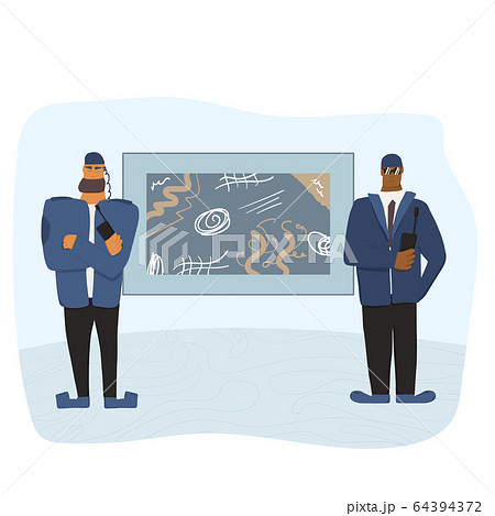 Security guard man person concept. Vector design Security guard man person concept. Vector design 64394372