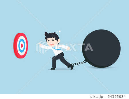 SD Business Man Stuck with problems and obstacles, SD Business Man Stuck with problems and obstacles, 64395084