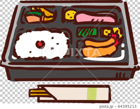 コンビニ弁当 64395213