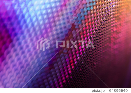 CloseUp LED blurred screen. LED soft focus 64396640
