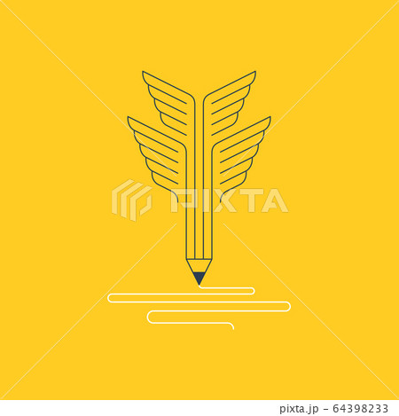 Writing skills development, painting class icon 64398233