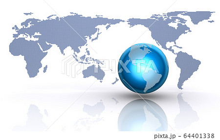 世界地図と地球儀 アメリカ のイラスト素材 世界地図と地球儀 アメリカ のイラスト素材