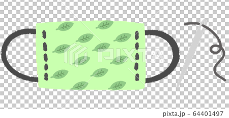ガーゼマスク　布マスク　手作り 64401497