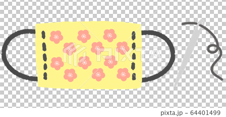 ガーゼマスク　布マスク　手作り 64401499