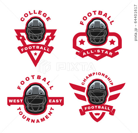 American Football Leagues Tournament Clubs, Teams Emblem Set. Editorial  Image Editorial Photography - Illustration of sport, bowl: 235779857