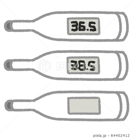体温計セット　熱 64402412