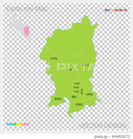 京都市の地図・Kyoto city 京都市の地図・Kyoto city 64402672