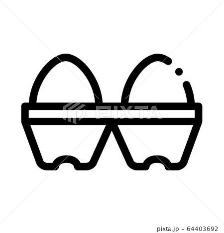 chicken eggs icon vector outline illustration chicken eggs icon vector outline illustration 64403692