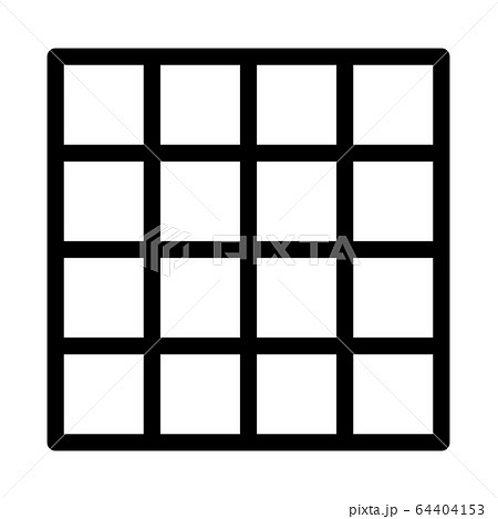 symmetrical tile surface icon vector outline illustration symmetrical tile surface icon vector outline illustration 64404153