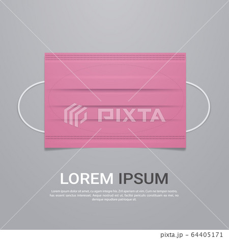 medical respiratory face mask prevention coronavirus spreading and pandemic covid-19 64405171