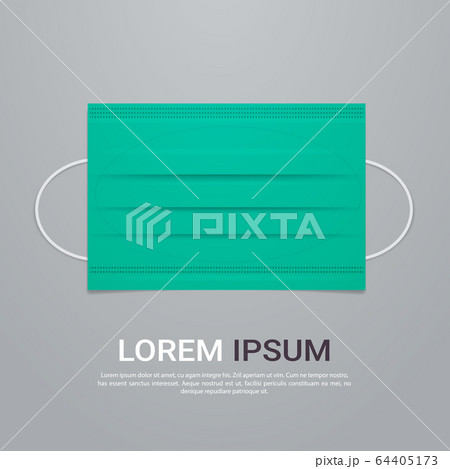 medical respiratory face mask prevention coronavirus spreading and pandemic covid-19 64405173