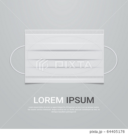 medical respiratory face mask prevention coronavirus spreading and pandemic covid-19 64405176