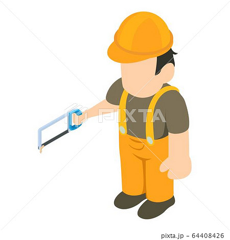 Foreman icon, isometric style Foreman icon, isometric style 64408426