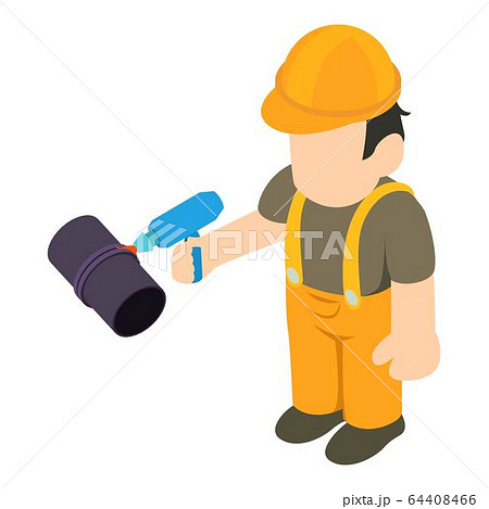 Repairer icon, isometric style Repairer icon, isometric style 64408466