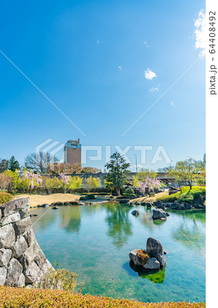 群馬県前橋 臨江閣庭園の風景 64408492