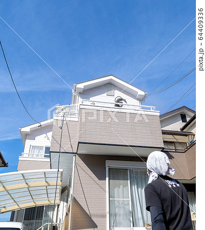 住宅の外壁塗装 ベランダ洗浄 住宅の外壁塗装 ベランダ洗浄 64409336