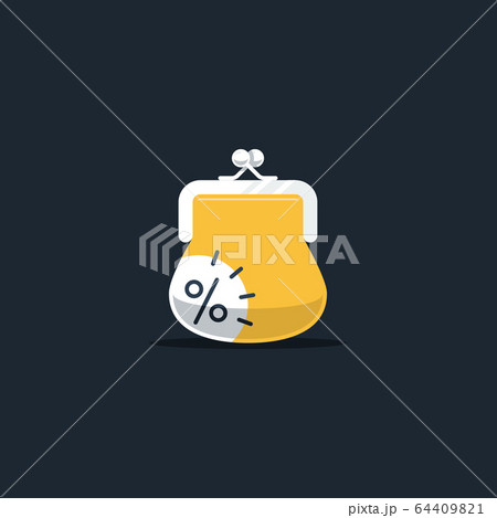 Financial investments, money icon, pension fund 64409821