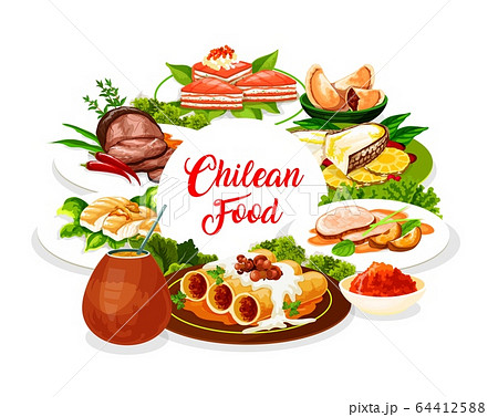 Chilean cuisine food, authentic meals Chilean cuisine food, authentic meals 64412588
