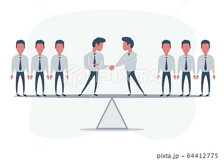 A group of traders who trade on the balance bar A group of traders who trade on the balance bar 64412775