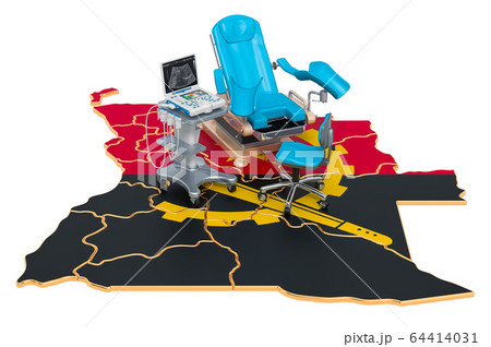 Gynecology and Obstetrics in Angola concept 64414031