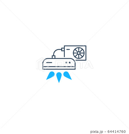 Air conditioning linear logo and icon 64414760