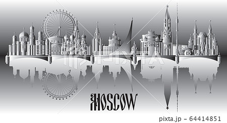 Moscow City gradient 2 64414851