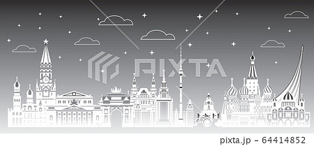 Moscow City gradient 3 64414852