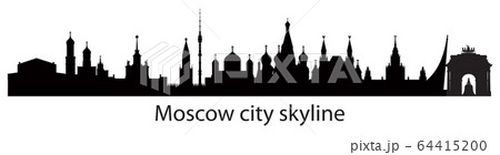 Moscow Skyline silhouette 6 Moscow Skyline silhouette 6 64415200