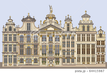 Colorful Grand Place in Brussels, Belgium 64415987