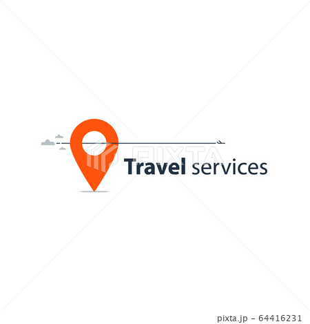 Travel agency services logo Travel agency services logo 64416231