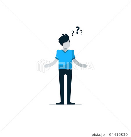 Thinking person about problem 64416330