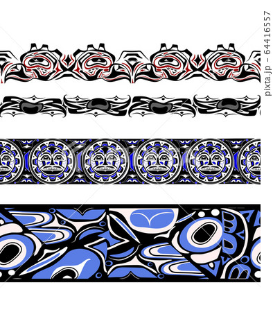 abstract background native north american set 64416557