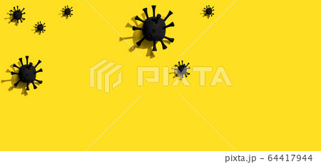 Viral epidemic influenza and Coronavirus concept 64417944