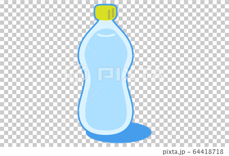 一個簡單的塑料瓶的插圖 64418718