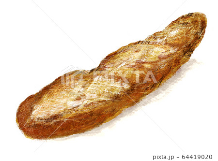 フランスパン バゲット01のイラスト素材