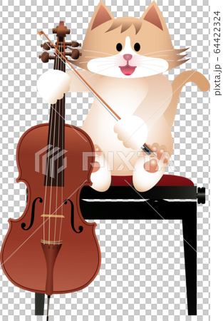 貓和大提琴 64422324