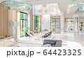 living room interior 3d illustration 64423325
