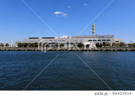 横浜港　みなとみらい　晴天 64423414