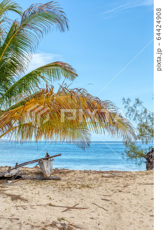 sand beach in Madagascar, Antsiranana, Diego sand beach in Madagascar, Antsiranana, Diego 64424908