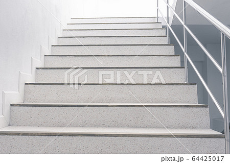 stairwell in the building with handles stairwell in the building with handles 64425017