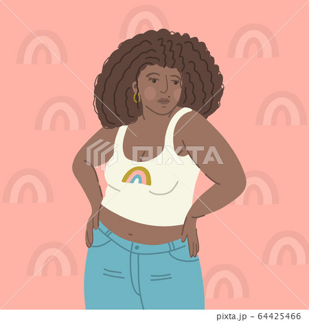 Body positive girl 64425466